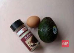 牛油果烤鸡蛋的做法图解1