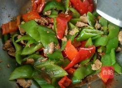 双椒炒肉片的做法图解4