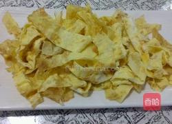 蛋皮菠菜的做法图解3