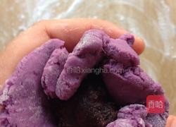 紫薯饼的做法图解3