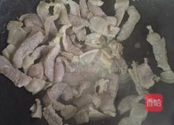 老干妈咸肉花菜的做法图解3