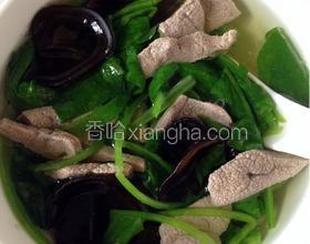 菠菜豬肝湯
