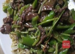 牛肉青椒炒河粉的做法图解4