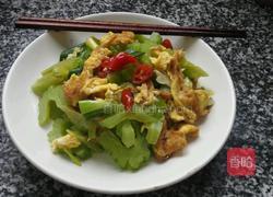 苦瓜炒鸡蛋的做法图解5