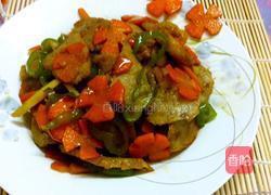 红萝卜炒肉卷的做法图解7