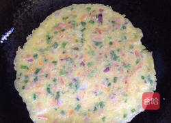 彩蔬鸡蛋饼(完整版)的做法图解8