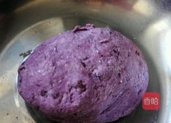 紫薯小猪豆沙包的做法图解6