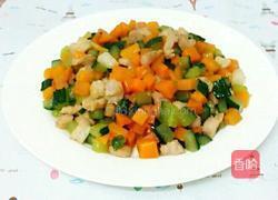 双色炒肉丁的做法图解7