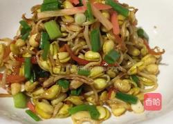 干煸黄豆芽(自发豆芽)的做法图解7