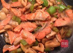 香炒三文鱼的做法图解6