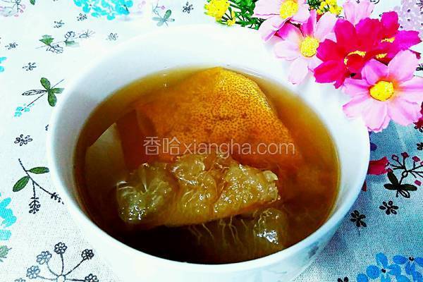 柚子冰糖水的做法 菜谱 香哈网
