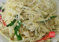 土豆炒鸡蛋的做法图解12