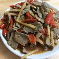 泡椒猪肝的做法[图]