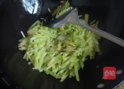 醋溜莴笋丝的做法图解6