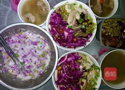 紫甘蓝萝卜丝鸡蛋饼的做法图解2