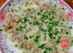 肉末虾仁蒸鸡蛋的做法图解3