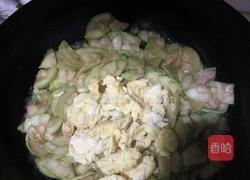 角瓜炒鸡蛋的做法图解5