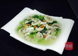 口蘑烧菜心的做法图解11