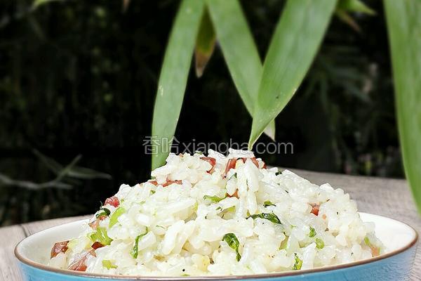 香肠丁芹菜炒饭