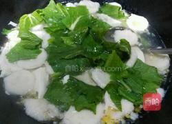 鱼丸豆腐小白菜汤的做法图解3