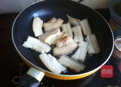 猪肉炒花菜胡萝卜的做法图解4