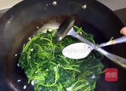 蒜香红薯叶的做法图解6