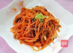 胡萝卜炒肉丝的做法图解6