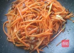 胡萝卜炒肉丝的做法图解5