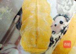 玫瑰花南瓜馒头的做法图解6