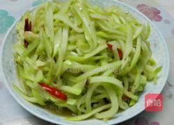 酸辣佛手瓜的做法图解7