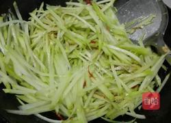 酸辣佛手瓜的做法图解6