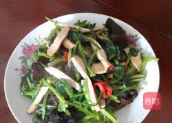 菠菜炒茶干的做法图解4