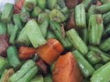 架豆王炒香肠胡萝卜的做法[图]