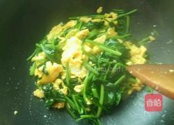 菠菜炒鸡蛋的做法图解5