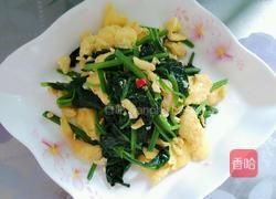 菠菜炒鸡蛋的做法图解6
