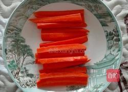 胡萝卜青椒炒土豆的做法图解3