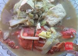 螃蟹炖白菜的做法图解4