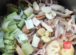 红烧肉八爪鱼炖莲藕的做法图解7