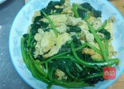 菠菜炒鸡蛋的做法图解8