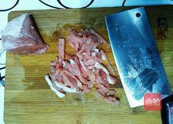 藕丝炒肉段的做法图解4