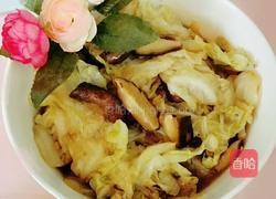 耗油香菇白菜的做法图解7