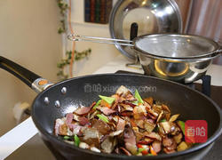 香干炒腊肉的做法图解8