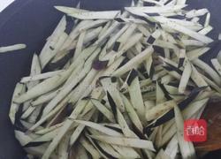 炒茄条的做法图解4