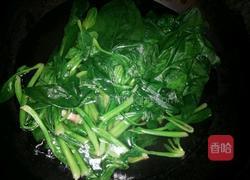黑芝麻蒜香菠菜塔的做法图解3
