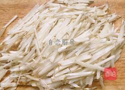 肉丝炒洋姜的做法图解3