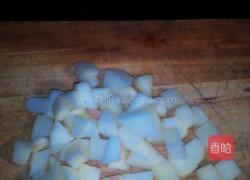 苹果炒饭的做法图解3