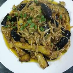 金针肉末烧茄子的做法[图]