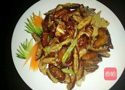 干煸茧蛹的做法图解6