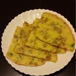 肉碎鸡蛋饼的做法[图]