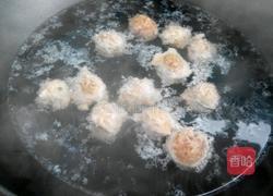 小白菜汆丸子汤的做法图解7